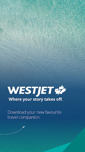 Screenshot of WestJet