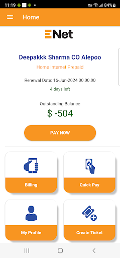 ENet E-Care Screen 3