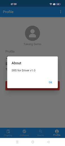 SRS Express for Driver Screen 2