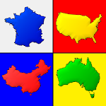 Cover Image of Download Maps of All Countries Geo-Quiz  APK