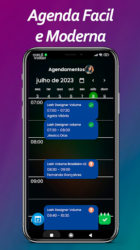 Android application Agende me screenshort
