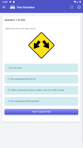 Android application Mississippi DPS Permit Test screenshort