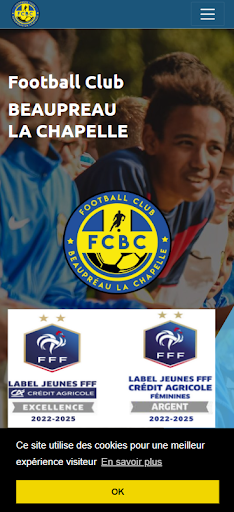 Android application FC BEAUPREAU LA CHAPELLE screenshort