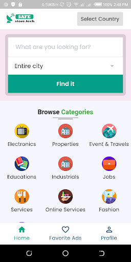 The Safe Store Screen 3