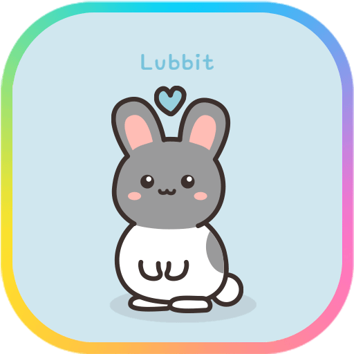 카카오톡 테마 - 러빗 토끼_얼룩이 logo