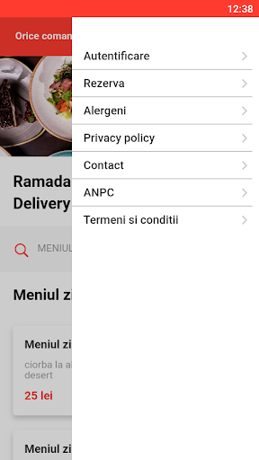 Ramada Delivery Screen 2