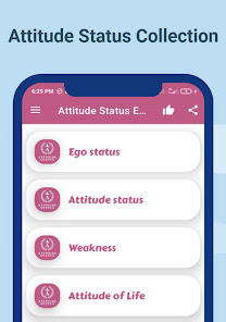 Captura de Pantalla 9 Attitude Status English android