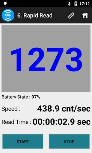 Bluebird RFR900/RFR901(Serial) Screen 3