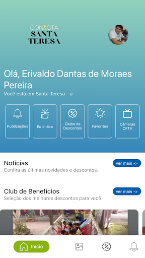 Android application Conecta Santa Teresa screenshort