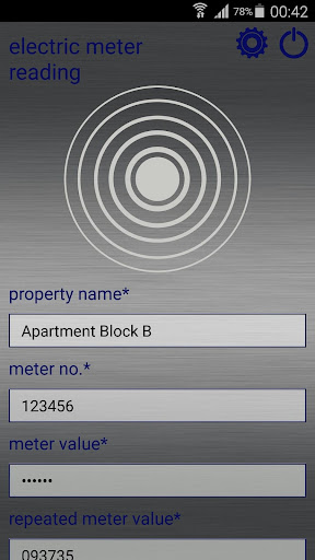 Electric Meter Reading Screen 3