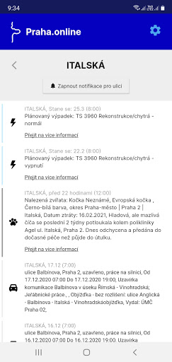 Praha.online Screen 2