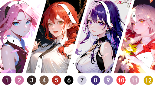 Anime Painter Color by Number