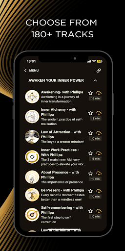 Screenshot of MEYA: Transform with Music