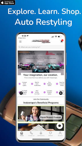 Android application Instawraps screenshort