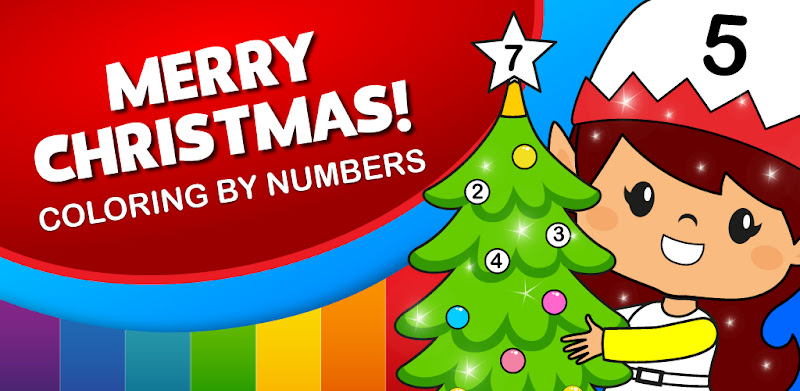 Xmas Coloring Book By Numbers