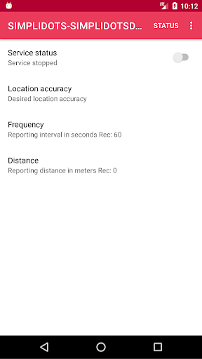 SimpliDOTS Tracker Screen 2