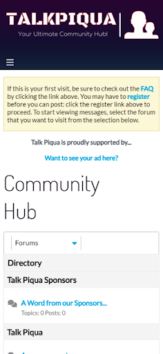 Android application Talk Piqua screenshort