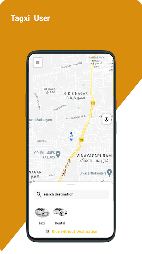 Android application Tagxi User screenshort