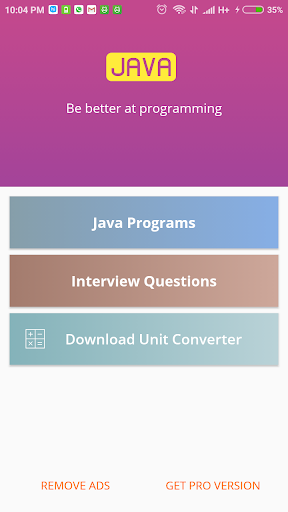 Android application 400+ Java Programs with Output screenshort