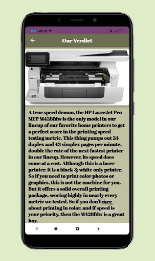 Hp Laserjet Pro m428fdw Guide Screen 2