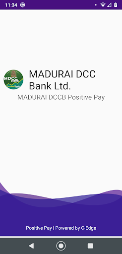 Android application MADURAI DCCB Positive Pay screenshort