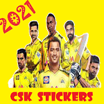 Cover Image of Télécharger CSK IPL 2021 Stickers  APK