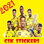 CSK IPL 2024 Stickers