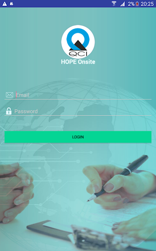 Android application HOPE Onsite screenshort