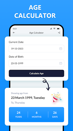 Screenshot of Age Calculator: Bday Countdown
