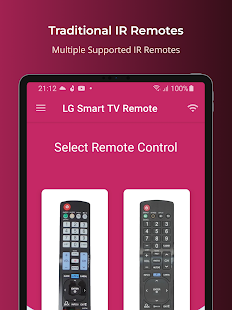 LG Universal TV Remote Screenshot