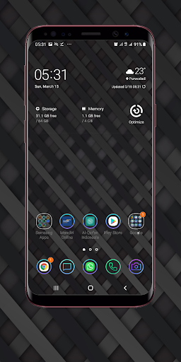 Gray Wallpaper Screen 3