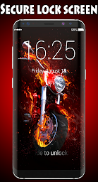 Motorcycle Lock Screen & Wallpaper