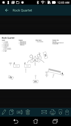 Stage Plot Maker Screen 2