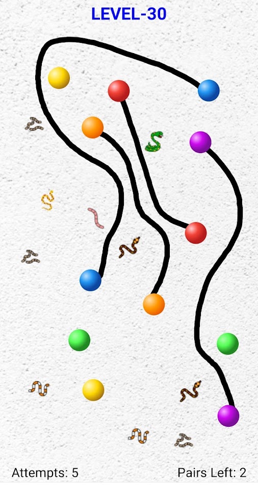 #5. Worm Lines: Color Connect (Android) 由: Barman Studio