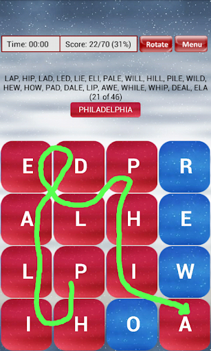 Bible Word Scramble Screen 2