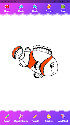 coloring clown fish - Screenshot 3