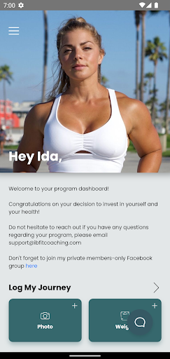 Android application IB.Fit screenshort