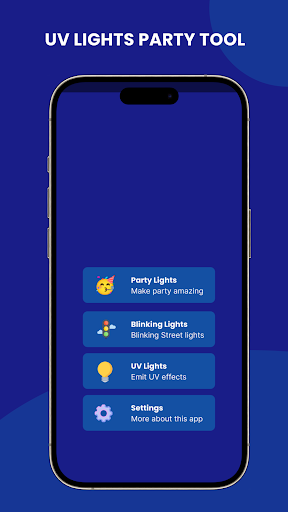 Android application Black Light UV Light Party screenshort