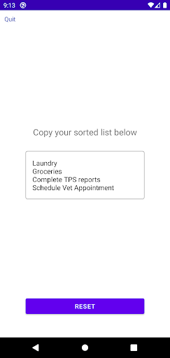 Android application Analysis Paralysis screenshort