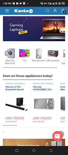 Kanta - Online Shopping App Screen 2