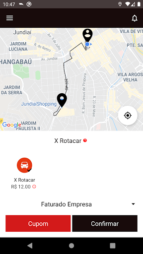 Android application Rota Leva screenshort