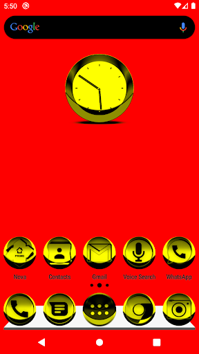 Android application Yellow Icon Pack Style 3 screenshort