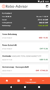 Swissquote Robo-Advisor Screenshot