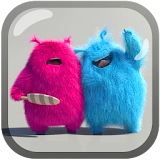 Pink and Blue Monster 4K LWP icon