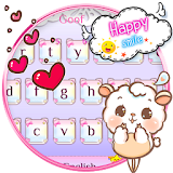 Cute Pretty Sheep Keyboard icon