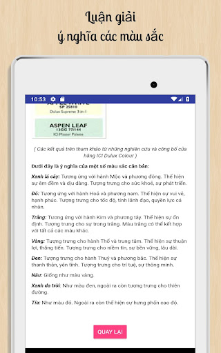 Chọn màu sơn nhà phong thủy