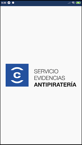 Android application CEDRO - Servicio de Evidencias screenshort