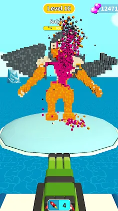 Missile Stack Voxel Demolition - Screenshot 3