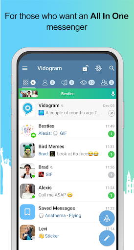 Vidogram MOD APK (Premium/Unlocked) screenshots 1