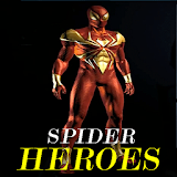The spider_man hero gold show icon